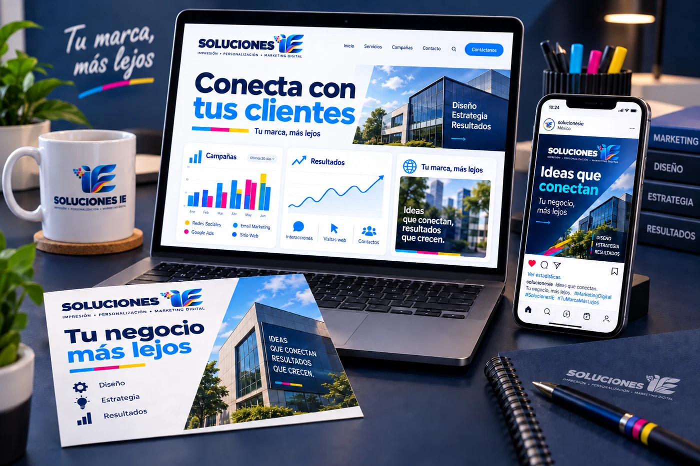 Ejemplo de marketing digital · soluciones ie