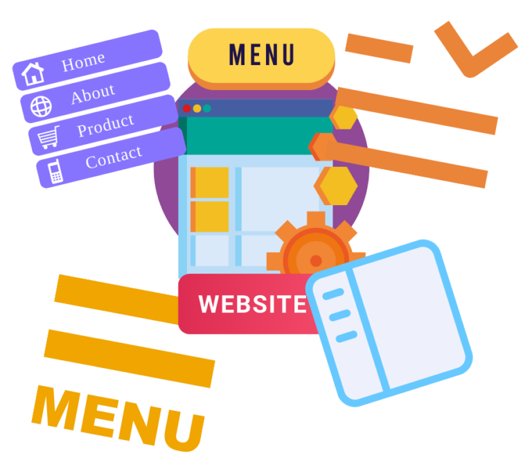 Tipos de menú de navegación web